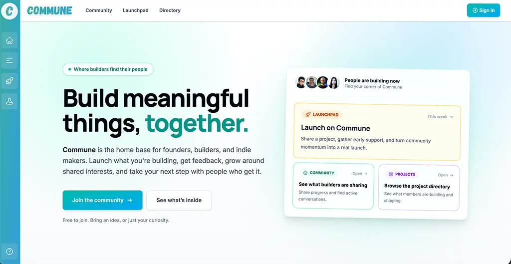 Commune preview