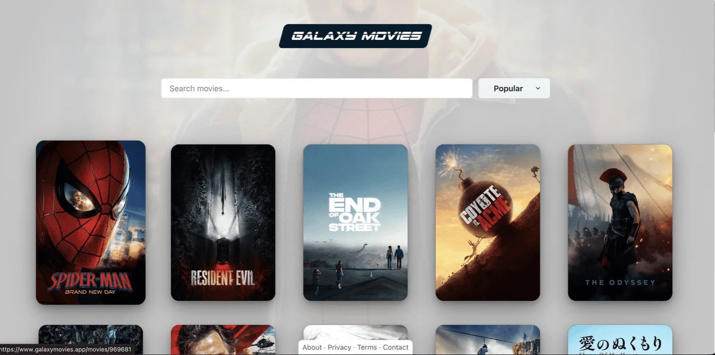 Galaxy Movies showcase image 1