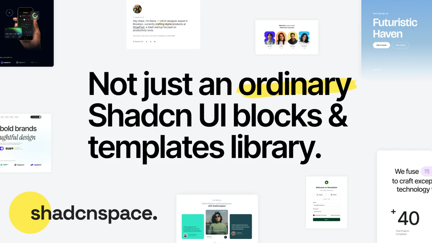 ShadcnSpace showcase image 1